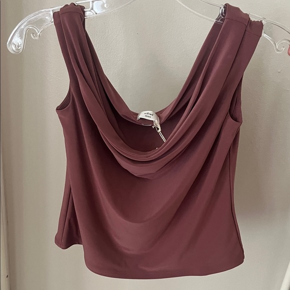 Aritzia Seymour scoop top in opera rose NWT - Picture 1 of 3